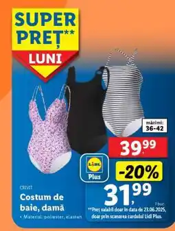 Lidl Costum de baie, damă Ofertă
