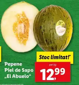 Lidl Pepene Piel de Sapo „El Abuelo“ Ofertă