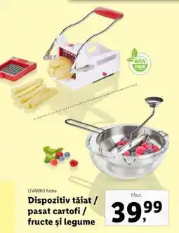Lidl Dispozitiv tăiat / pasat cartofi / fructe și legume Ofertă