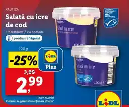 Lidl Salată cu icre de cod Ofertă