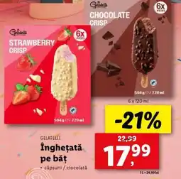 Lidl Gelatelli Înghețată pe băț Ofertă