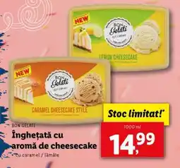 Lidl BON GELATI Înghețată cu aromă de cheesecake Ofertă
