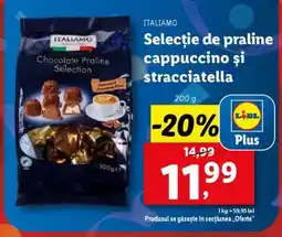Lidl Selecție de praline cappuccino și stracciatella Ofertă