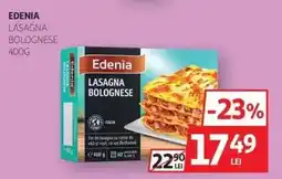 Auchan Edenia Lasagna Bolognese 400g Ofertă