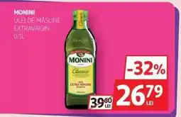 Auchan Monini Ulei de Măsline Extravirgin 0.5L Ofertă