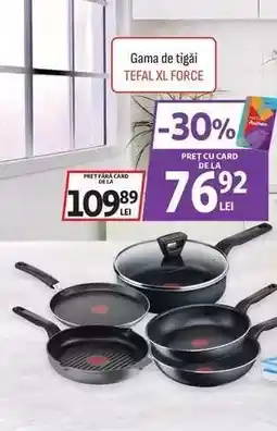 Auchan Gama de tigăi TEFAL XL FORCE Ofertă