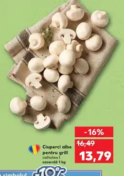 Kaufland Ciuperci albe pentru grill Ofertă