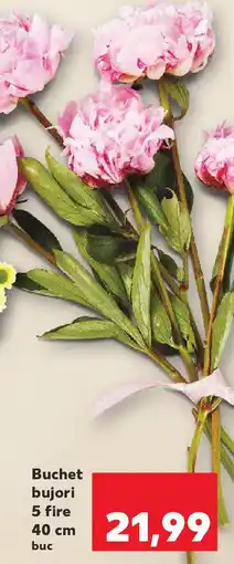 Kaufland Buchet bujori 5 fire Ofertă