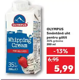 Kaufland OLYMPUS Smântână uht pentru gătit Ofertă