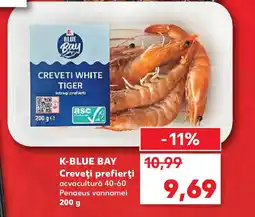 Kaufland K-BLUE BAY Creveţi prefierţi Ofertă