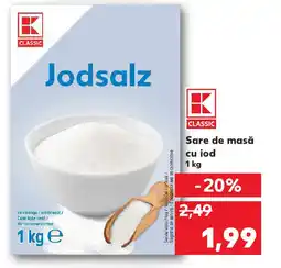 Kaufland Sare de masă cu iod Ofertă