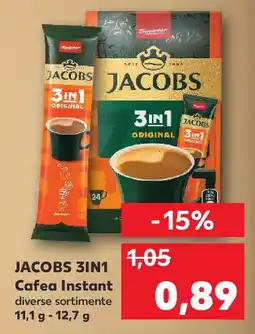Kaufland JACOBS 3IN1 Cafea Instant Ofertă