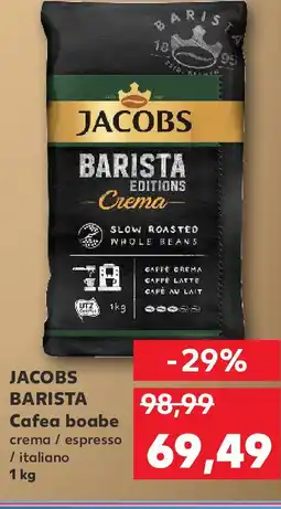 Kaufland JACOBS Barista Cafea boabe Ofertă