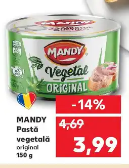Kaufland MANDY Pastă vegetală Ofertă
