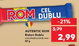 Kaufland AUTENTIC ROM Baton Dublu Ofertă