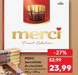 Kaufland MERCI Specialităţi de ciocolată Ofertă