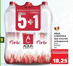 Kaufland AQUA CARPATICA Apă minerală carbogazoasă Ofertă