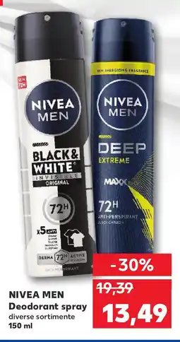 Kaufland NIVEA Men Deodorant spray Ofertă
