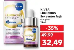 Kaufland NIVEA Luminous Ser pentru față Ofertă