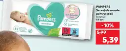 Kaufland PAMPERS Şerveţele umede pentru copii Ofertă