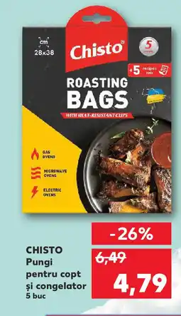 Kaufland CHISTO Pungi pentru copt şi congelator Ofertă