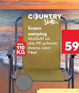 Kaufland Scaun camping Ofertă