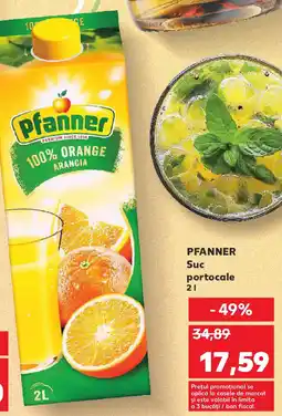 Kaufland PFANNER Suc portocale Ofertă