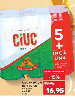 Kaufland CIUC Premium Bere blondă Ofertă