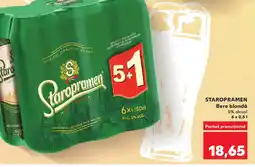 Kaufland STAROPRAMEN Bere blondă Ofertă