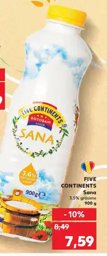 Kaufland FIVE CONTINENTS Sana Ofertă