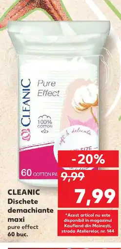 Kaufland CLEANIC Dischete demachiante maxi Ofertă