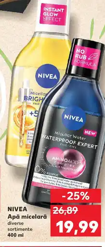 Kaufland NIVEA Apă micelarǎ Ofertă