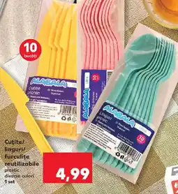 Kaufland Cutite/ linguri/ furculite reutilizabile Ofertă