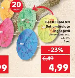 Kaufland FACKELMANN Set umbreluţe îngheţată Ofertă