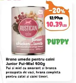 Animax Hrana umeda pentru caini Junior Pui-Miel Ofertă