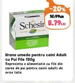 Animax Hrana umeda pentru caini Adult cu Pui File Ofertă