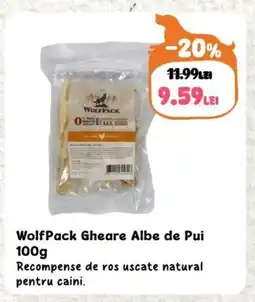 Animax WOLFPACK Gheare Albe de Pui Ofertă