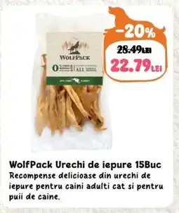 Animax WOLFPACK Urechi de iepure Ofertă