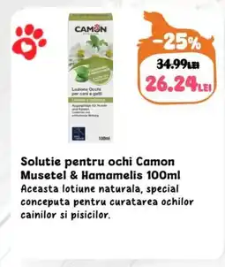 Animax Solutie pentru ochi Camon Musetel & Hamamelis Ofertă