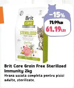 Animax Brit Care Grain Free Sterilized Immunity Ofertă