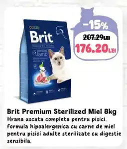 Animax Brit Premium Sterilized Miel Ofertă