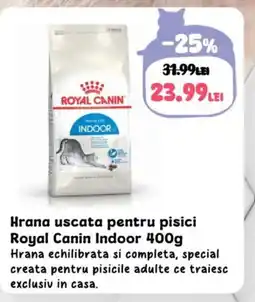 Animax Hrana uscata pentru pisici Royal Canin Indoor Ofertă
