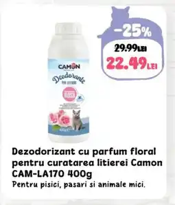 Animax Dezodorizant cu parfum floral pentru curatarea litierei Camon CAM-LA170 Ofertă