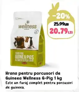 Animax Hrana pentru porcusori de Guineea Wellness G-Pig Ofertă