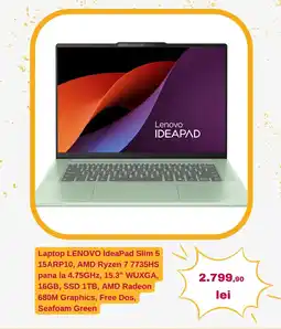 Altex Laptop LENOVO IdeaPad Slim 5 15ARP10 Ofertă