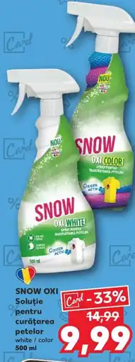 Kaufland SNOW OXI Soluţie pentru curățarea petelor white / color Ofertă