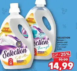 Kaufland SELECTION Balsam pentru rufe soft cotton / blue angel Ofertă