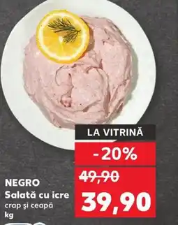Kaufland NEGRO Salată cu icre Ofertă