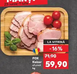 Kaufland FOX Kaizer Ofertă