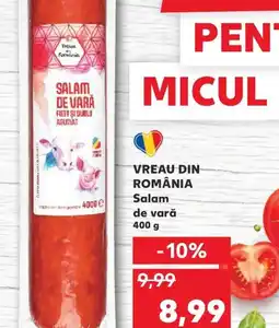 Kaufland VREAU DIN ROMÂNIA Salam de vară Ofertă